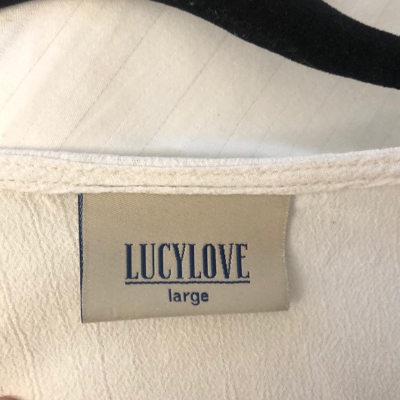 Cropped long sleeve white top - Picture 3 of 3